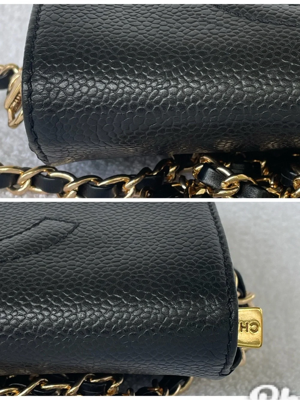 💥Auth. CHANEL  BLACK  MINI POUCH BAG.